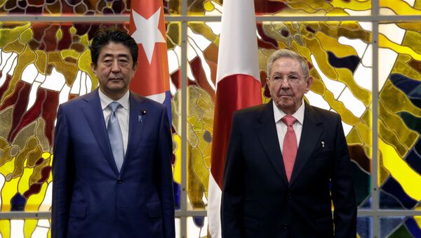 安倍首相　キューバでカストロ兄弟と会談 - Sputnik 日本