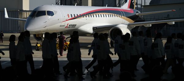 日本が開発する初のジェット旅客機MRJ　ロシア経由で試験飛行に向け出発 - Sputnik 日本