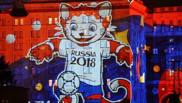 Представление кандидата на звание официального Талисмана Чемпионата мира по футболу FIFA 2018 на фестивале Круг Света в Москве - Sputnik 日本