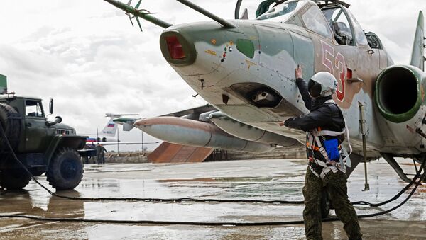 Подготовка к вылету самолетов ВКС России на авиабазе Хмеймим в Сирии - Sputnik 日本