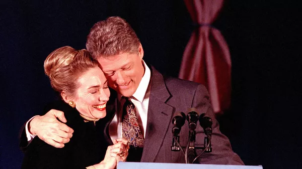 ヒラリー・クリントン氏とビル・クリントン氏 - Sputnik 日本