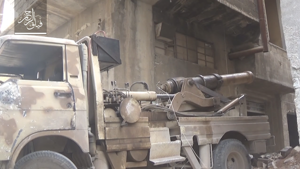 シリアの戦闘員　１９世紀の大砲を使用 - Sputnik 日本