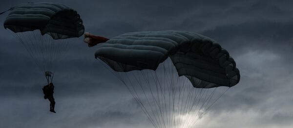 嘉手納基地で米軍パラシュート降下訓練　地元は「容認できない」 - Sputnik 日本