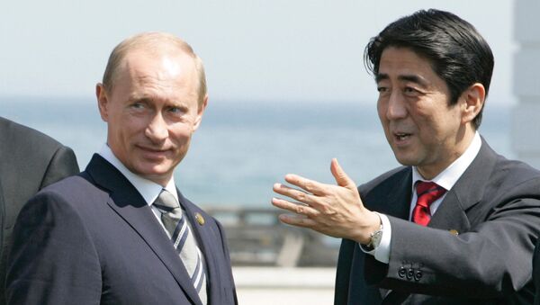 安倍首相とプーチン大統領 - Sputnik 日本