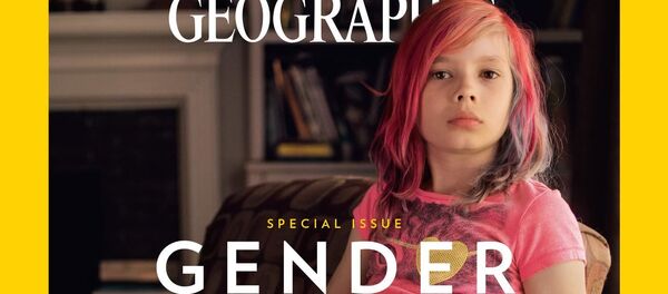 米ナショナルジオグラフィック誌の表紙を初めて飾るトランスジェンダーの少女 米ナショナルジオグラフィック誌の表紙を初めて飾るトランスジェンダーの少女 - Sputnik 日本