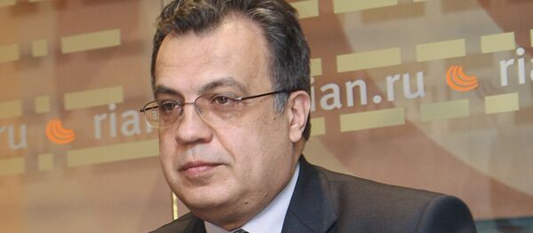 Директор Консульского департамента Министерства иностранных дел РФ Андрей Карлов Директор Консульского департамента Министерства иностранных дел РФ Андрей Карлов - Sputnik 日本