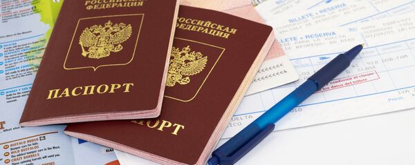 Российские заграничные паспорта на карте мира и билетах  - Sputnik 日本