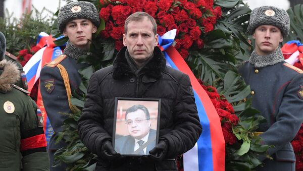 ロシアのアンドレイ・カルロフ駐トルコ大使の葬式 - Sputnik 日本