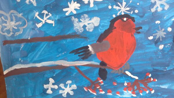 この絵はヴェーラちゃんから皆さんへの新年のプレゼントです。 - Sputnik 日本