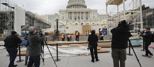 トランプ次期大統領の就任式の会場準備 - Sputnik 日本