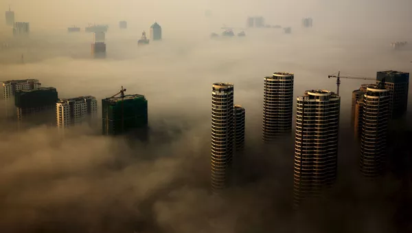 中国での濃霧 - Sputnik 日本