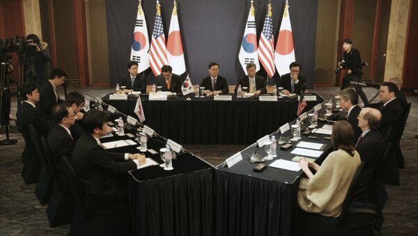日米韓、対北朝鮮で連携強化など合意 - Sputnik 日本