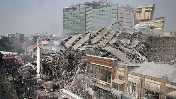 倒壊当時、テヘランのビル内には少なくとも３０人が - Sputnik 日本