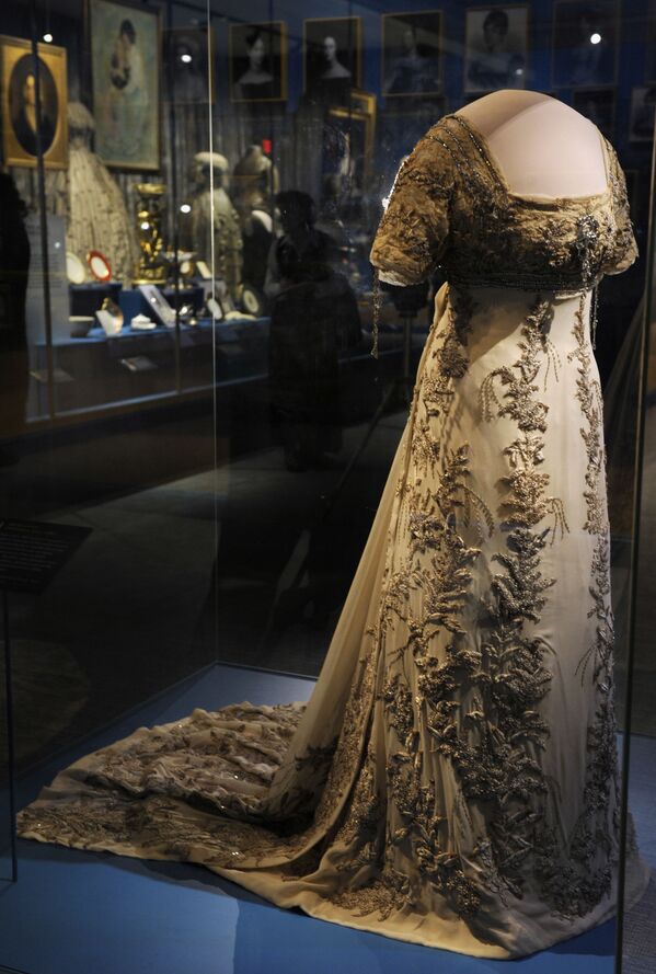 1909年の大統領就任式のヘレン・ヘロン・タフトさんの舞踏会用のドレス。 - Sputnik 日本