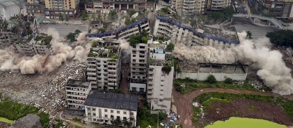 中国　１０秒で１９棟の建物を爆破 - Sputnik 日本