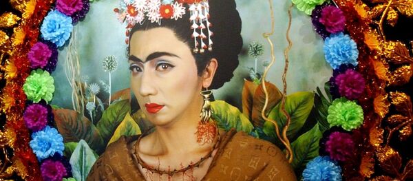 Работа японского художника Ясумасы Моримуры Внутренний диалог с Фридой Кало в Институте современного искусства в Бостоне Работа японского художника Ясумасы Моримуры Внутренний диалог с Фридой Кало в Институте современного искусства в Бостоне - Sputnik 日本