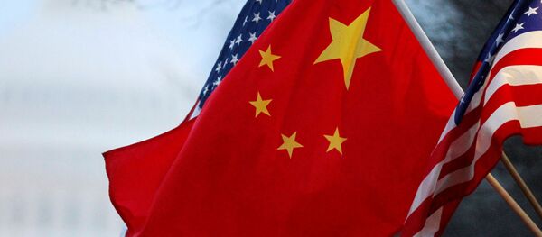 中国と米国の旗 中国と米国の旗 - Sputnik 日本