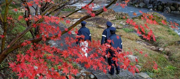 警戒中の警察官 - Sputnik 日本