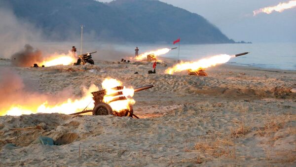 北朝鮮、動画で米艦船を攻撃 - Sputnik 日本