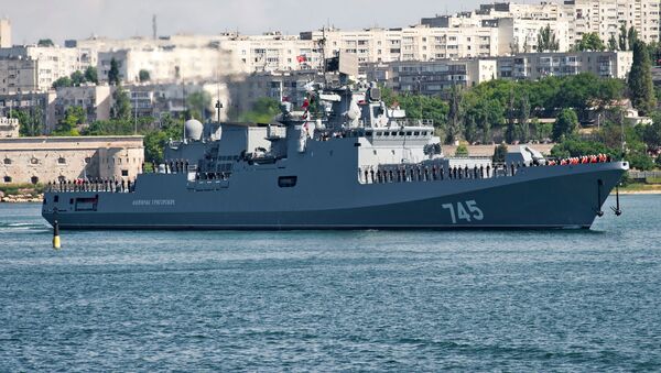 ロシア海軍フリゲート「アドミラル・グリゴロヴィチ」が地中海へ入る - Sputnik 日本