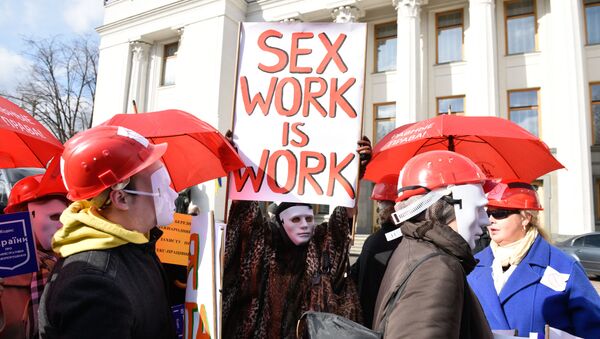 ウクライナ首都で 売春婦が大規模抗議行動 - Sputnik 日本