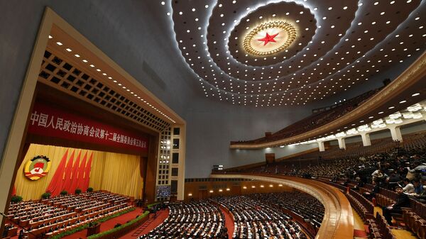 全人代が行われている人民大会堂（北京） - Sputnik 日本