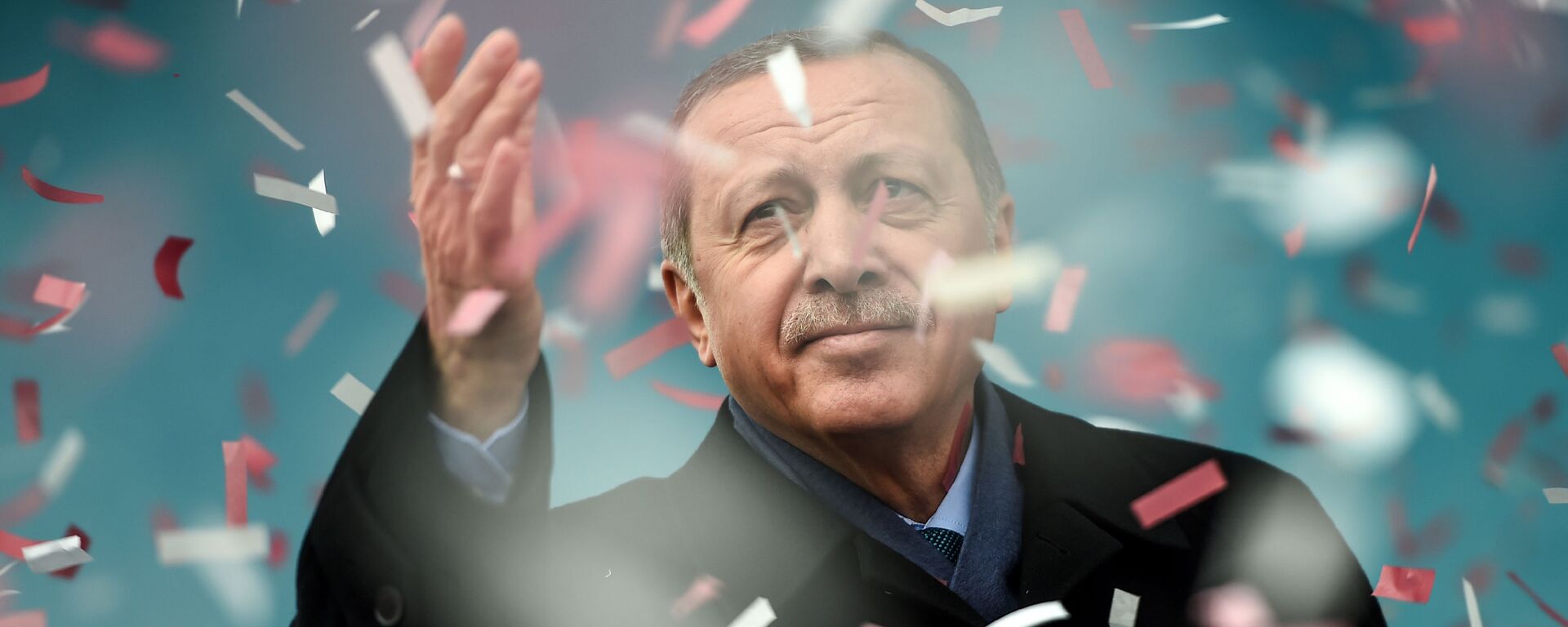 Президент Турции Реджеп Тайип Эрдоган на съезде в Стамбуле - Sputnik 日本, 1920, 06.04.2022