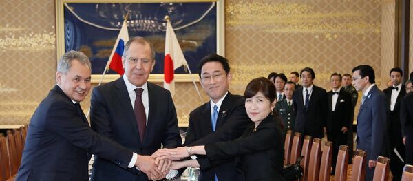 露日2プラス2会談 ラヴロフ外相、岸田外相、ショイグ国防相と稲田防衛相 露日2プラス2会談 ラヴロフ外相、岸田外相、ショイグ国防相と稲田防衛相 - Sputnik 日本