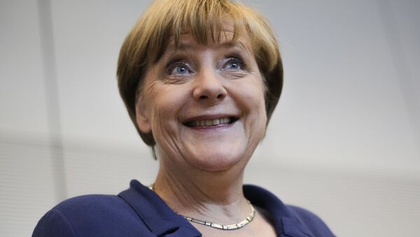 Федеральный канцлер Германии Ангела Меркель на специальной сессии парламента Бундестага в Берлине - Sputnik 日本