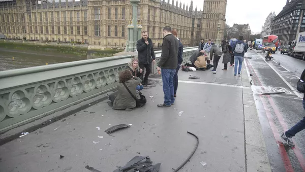 英国議会付近の銃撃現場を映したビデオが公開 - Sputnik 日本