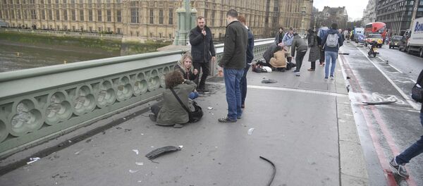 英国議会付近の銃撃現場を映したビデオが公開 - Sputnik 日本