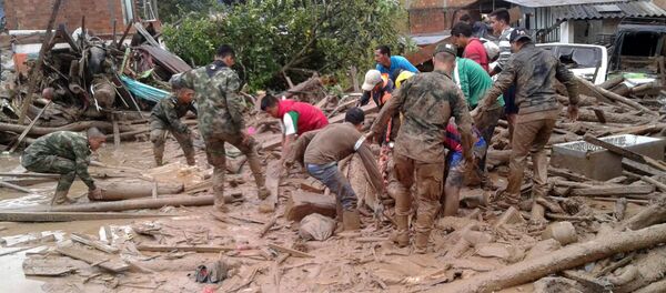 コロンビア土砂崩れ - Sputnik 日本