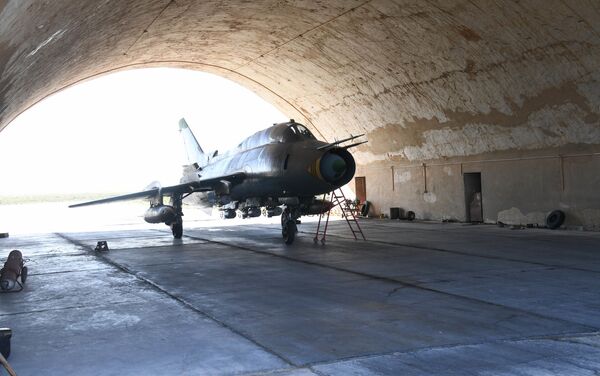 シリア政府軍のシャイラット空軍基地 - Sputnik 日本