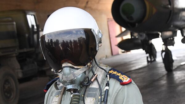 シャイラト空軍基地のシリア空軍のパイロット【アーカイブ写真】 - Sputnik 日本