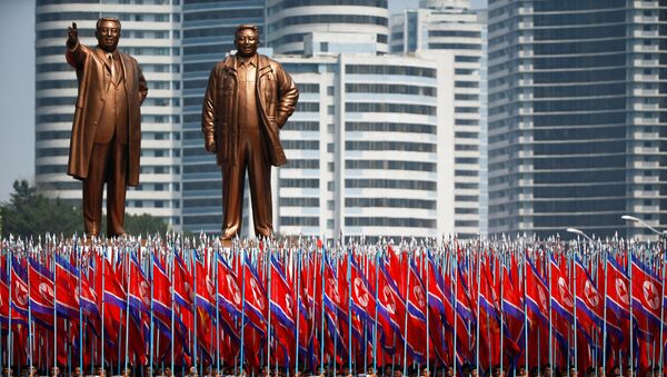 北朝鮮、故金日成主席の生誕記念日を祝う【アーカイブ写真】 - Sputnik 日本