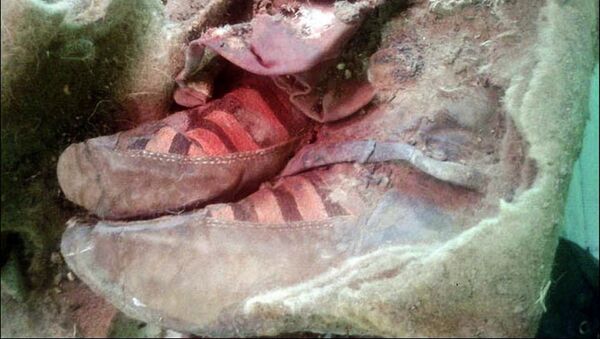 Археологи обнаружили в горах Алтая мумию в кроссовках - Sputnik 日本