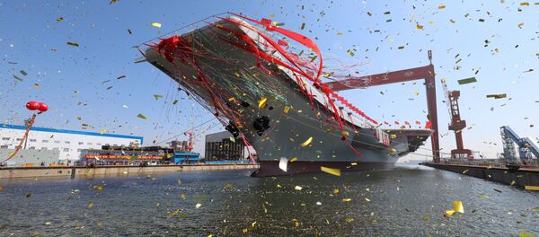 Запуск на воду второго китайского авианосца - Sputnik 日本