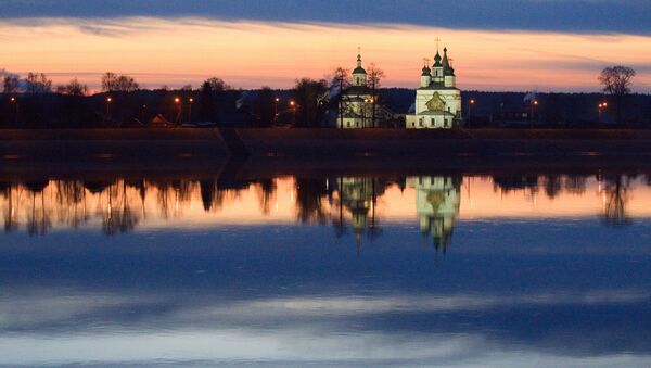 「ロシアの声」アーカイブから人気番組：これがロシア！モスクワの北西1120キロメートルヴォログダ州にあるユグ川とスホナ川の合流点に位置している町ヴェリキイ・ウスチュグ - Sputnik 日本