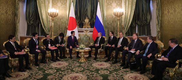 プーチン大統領と安倍首相の日露首脳会談 プーチン大統領と安倍首相の日露首脳会談 - Sputnik 日本