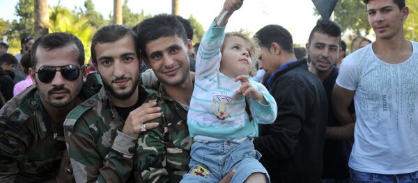 シリアで生まれた男の子　ウラジーミル・プーチンと命名される=ＴＶ - Sputnik 日本