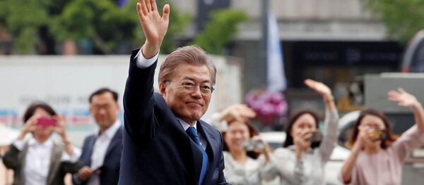 Президент Южной Кореи Мун Джэин - Sputnik 日本