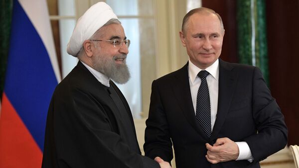 ロシアのプーチン大統領とイランのロウハニ大統領 - Sputnik 日本