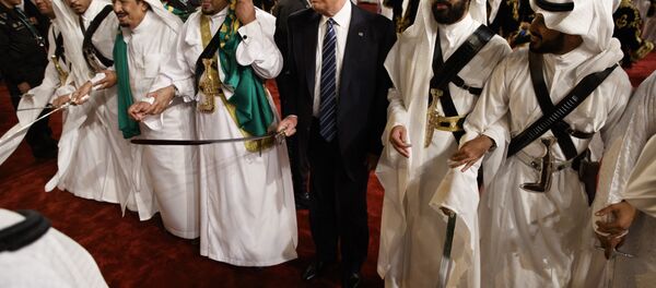 トランプ氏がサウジアラビアを訪問、歓迎セレモニー トランプ氏がサウジアラビアを訪問、歓迎セレモニー - Sputnik 日本