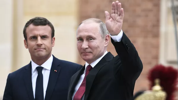 マクロン大統領とプーチン大統領 - Sputnik 日本