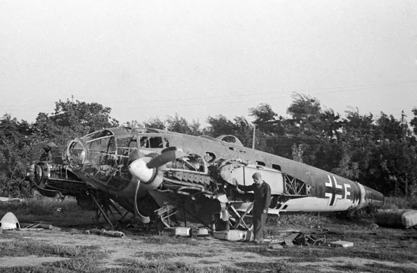 オデッサで初めて撃墜されたドイツ機のうちの一機 - Sputnik 日本