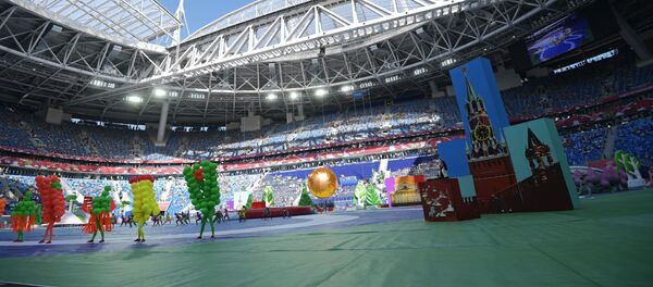 FIFA 会長「サンクトペテルブルクでのコンフェデ杯開会式は素晴らしかった」 FIFA 会長「サンクトペテルブルクでのコンフェデ杯開会式は素晴らしかった」 - Sputnik 日本