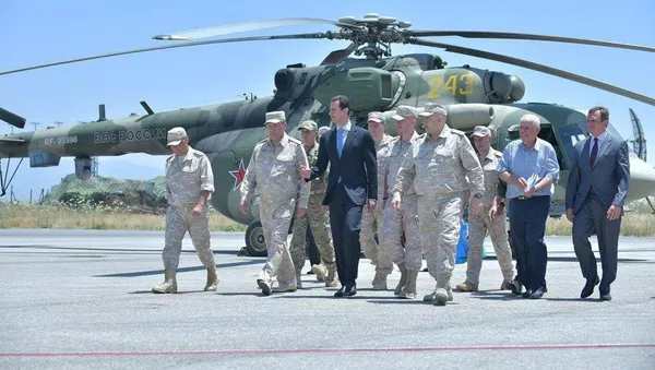 アサド大統領　シリア国内のロシア軍基地を視察【写真】 - Sputnik 日本
