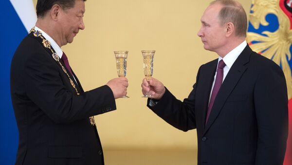 プーチン大統領、習国家主席にロシア最高勲章を授与 - Sputnik 日本