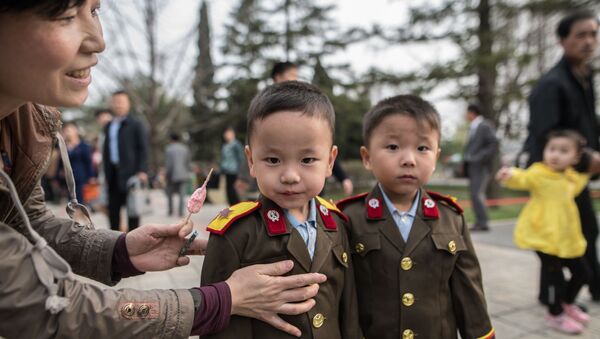 バズーカ砲を抱えたハリネズミ、戦車に乗ったリス―北朝鮮における子どもたちの戦争と平和の教育方法 - Sputnik 日本