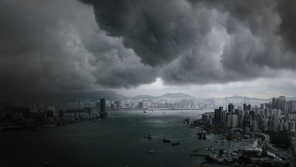 香港で台風（アーカイブ） - Sputnik 日本